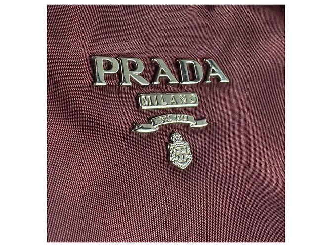 Prada Burgundy Handtasche/Schultertasche Bordeaux - Ansicht 13