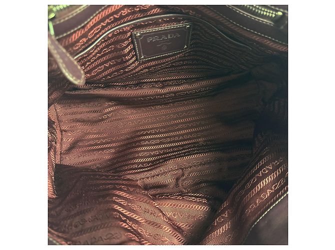 Prada Burgundy Handtasche/Schultertasche Bordeaux - Ansicht 5