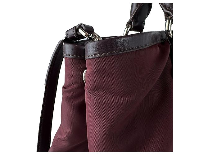 Prada Burgundy Handtasche/Schultertasche Bordeaux - Ansicht 7