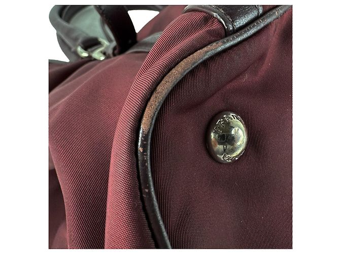 Prada Burgundy Handtasche/Schultertasche Bordeaux - Ansicht 9