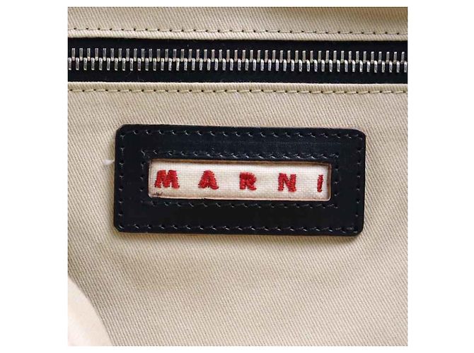 Borsa Tote Piccola Marni East West Crudo - vista 13