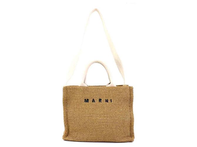 Borsa Tote Piccola Marni East West Crudo - vista 14