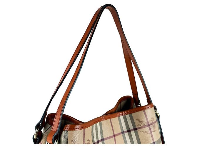 Borsa a tracolla Burberry Beige e Arancione - vista 10