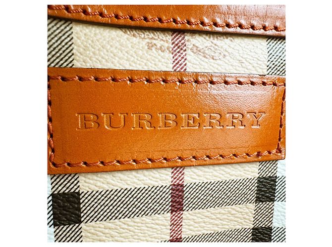 Borsa a tracolla Burberry Beige e Arancione - vista 11