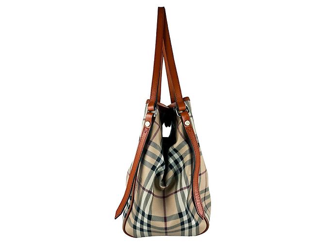 Borsa a tracolla Burberry Beige e Arancione - vista 2