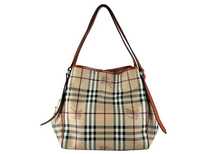 Borsa a tracolla Burberry Beige e Arancione - vista 3