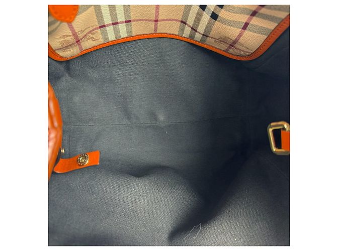 Borsa a tracolla Burberry Beige e Arancione - vista 5