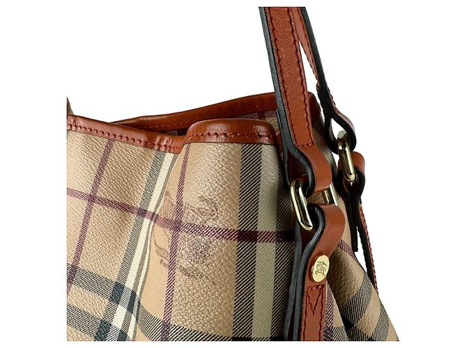 Borsa a tracolla Burberry Beige e Arancione - vista 6