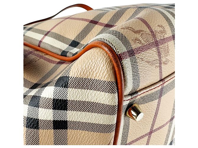 Borsa a tracolla Burberry Beige e Arancione - vista 9