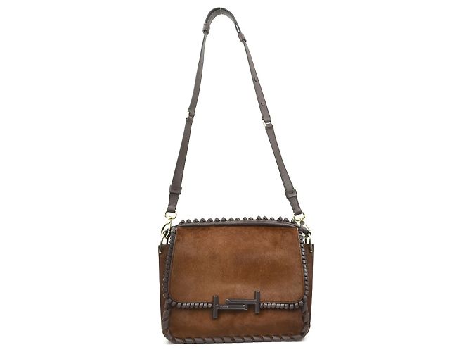 Tod's Double T Schultertasche Braun - Ansicht 13
