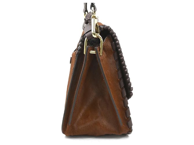 Tod's Double T Schultertasche Braun - Ansicht 2