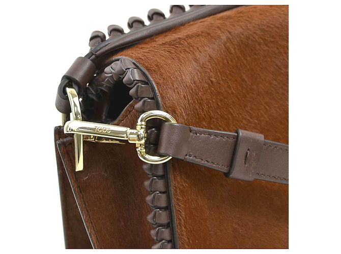Tod's Double T Schultertasche Braun - Ansicht 6