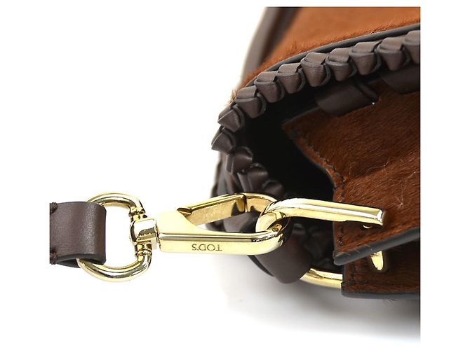 Tod's Double T Schultertasche Braun - Ansicht 9
