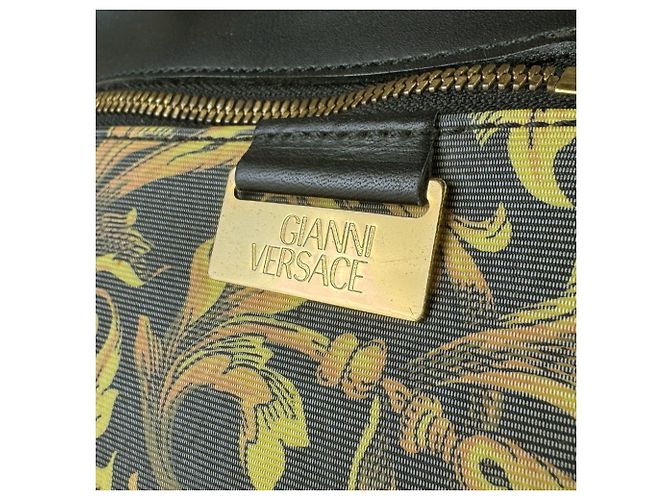 Zaino da uomo Gianni Versace Nero & Oro D'oro - vista 11