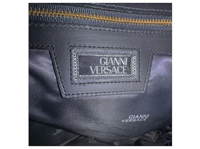 Zaino da uomo Gianni Versace Nero & Oro D'oro - vista 12
