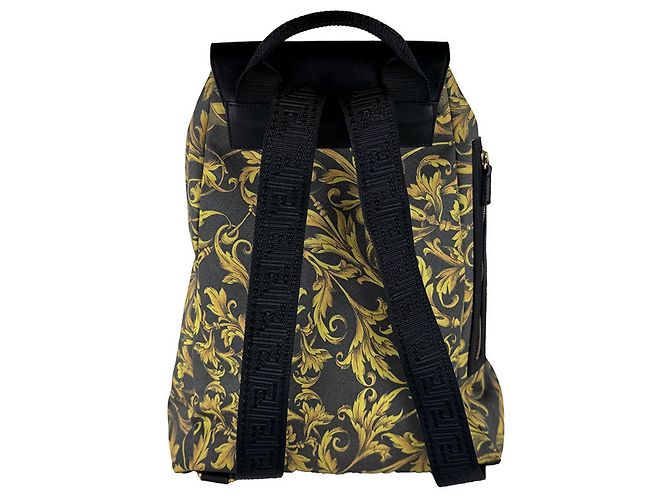 Zaino da uomo Gianni Versace Nero & Oro D'oro - vista 3