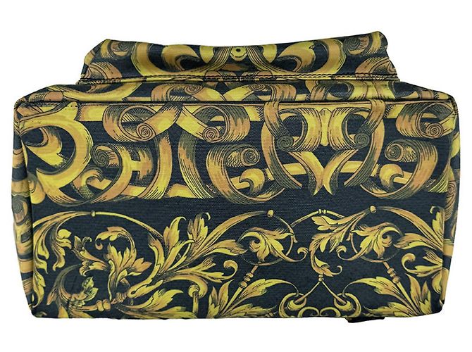Zaino da uomo Gianni Versace Nero & Oro D'oro - vista 4