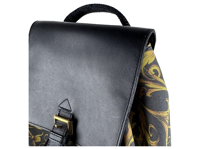 Zaino da uomo Gianni Versace Nero & Oro D'oro - vista 6