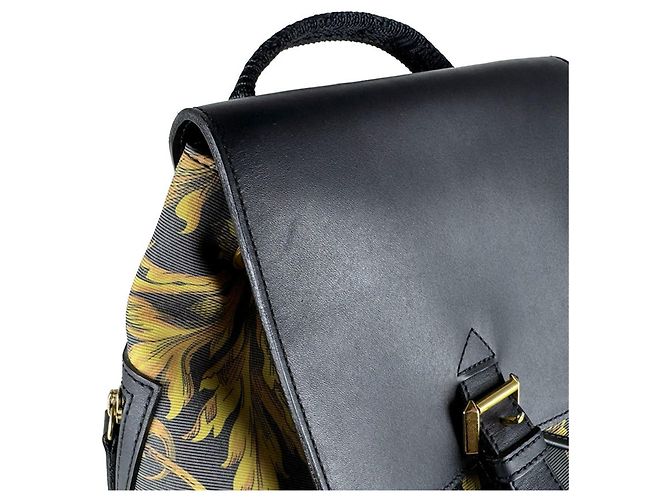 Zaino da uomo Gianni Versace Nero & Oro D'oro - vista 7