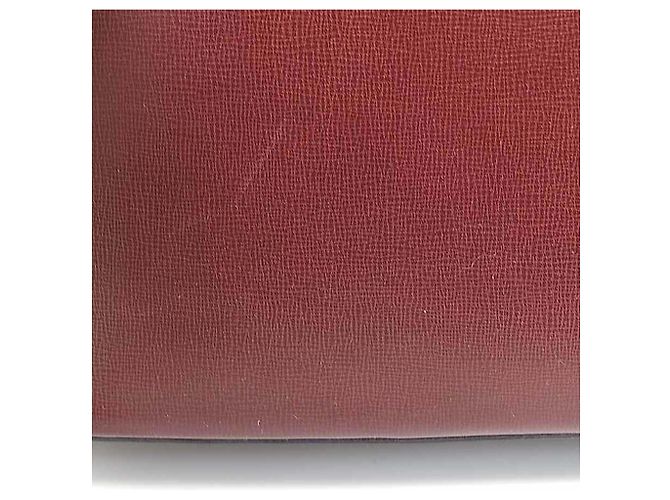 Borsa a mano Cartier in pelle bordeaux - vista 12