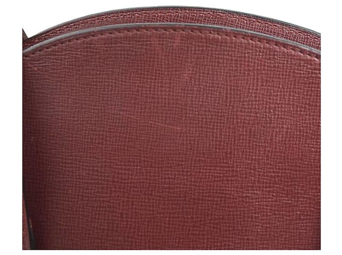 Borsa a mano Cartier in pelle bordeaux - vista 13