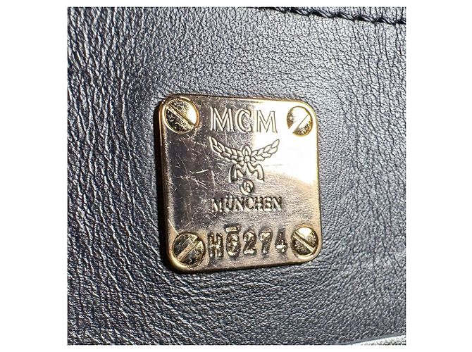 MCM Schultertasche Schwarz - Ansicht 12