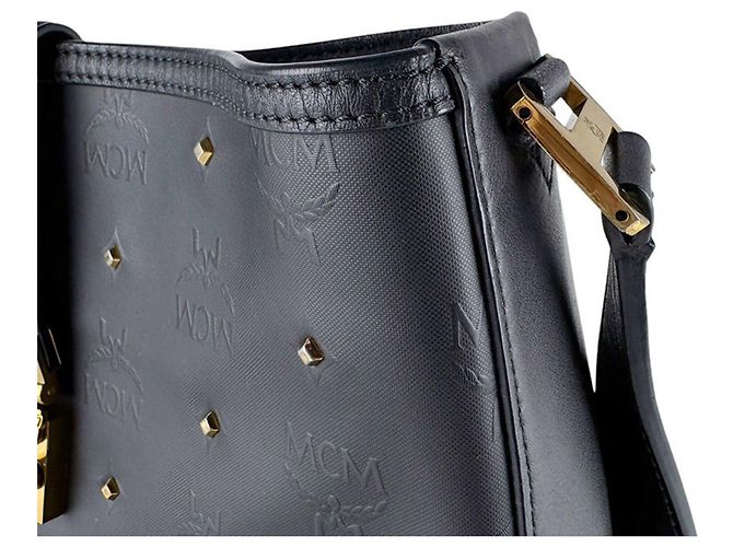 MCM Schultertasche Schwarz - Ansicht 5
