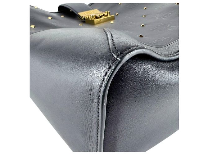 MCM Schultertasche Schwarz - Ansicht 8