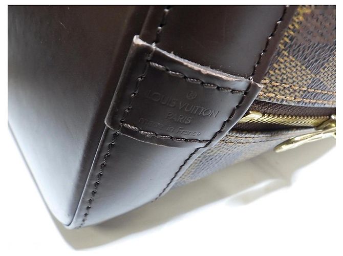 Louis Vuitton Alma PM Handtasche Damier Ebene Braun - Ansicht 2