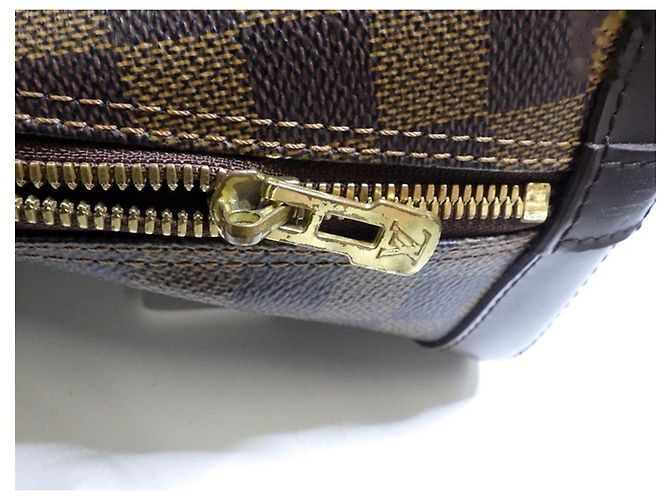 Louis Vuitton Alma PM Handtasche Damier Ebene Braun - Ansicht 4