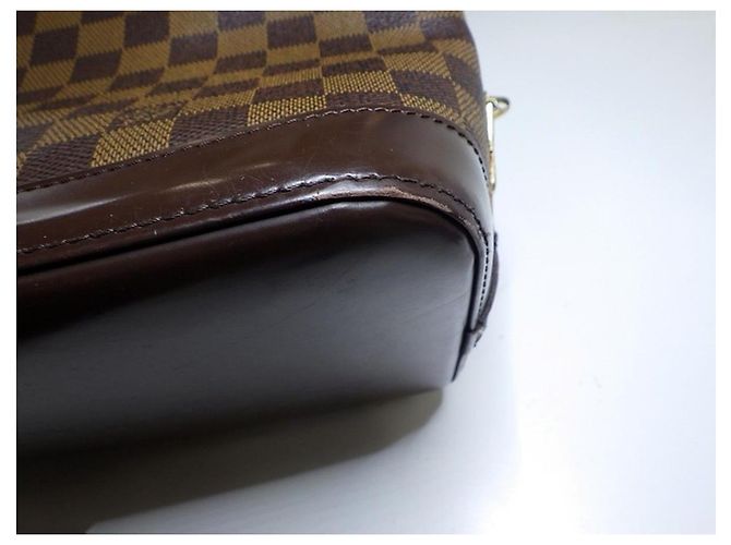 Louis Vuitton Alma PM Handtasche Damier Ebene Braun - Ansicht 5
