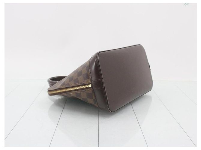 Louis Vuitton Alma PM Handtasche Damier Ebene Braun - Ansicht 8