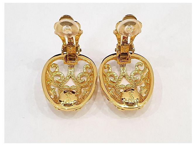Orecchini a clip Yves Saint Laurent filigrana dorata D'oro - vista 6