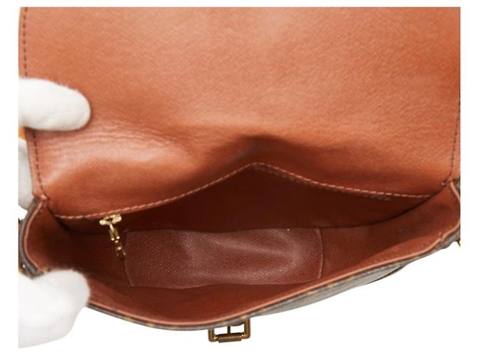 Bolsa de ombro Louis Vuitton Monogram Chantilly PM Marrom - vista 10