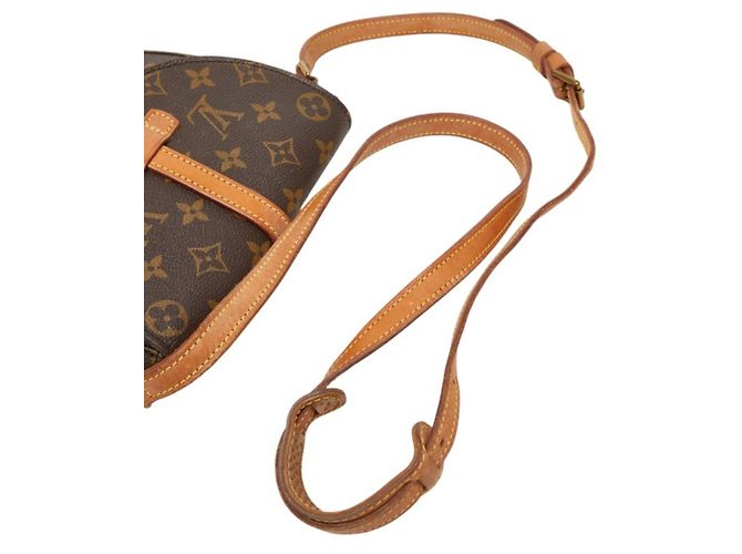 Bolsa de ombro Louis Vuitton Monogram Chantilly PM Marrom - vista 9