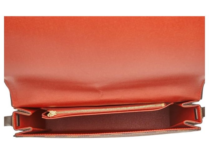 Borsa a tracolla singola Louis Vuitton Damier Triberecca Carre Marrone - vista 12