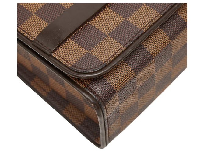 Borsa a tracolla singola Louis Vuitton Damier Triberecca Carre Marrone - vista 5