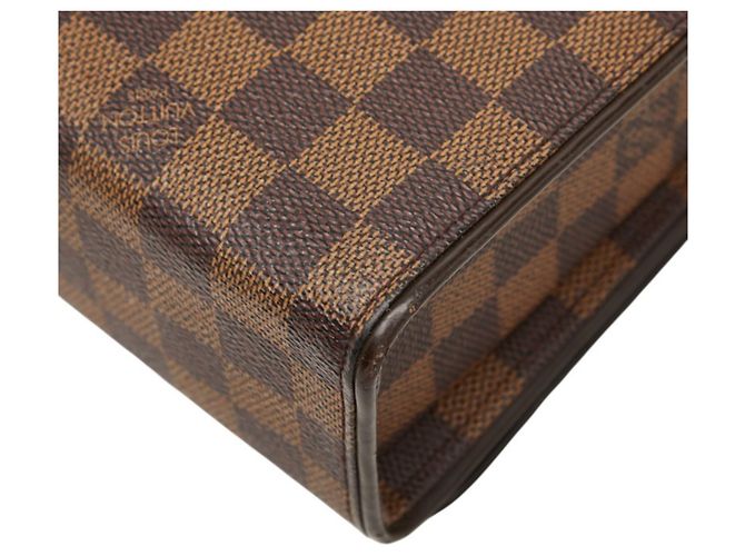 Borsa a tracolla singola Louis Vuitton Damier Triberecca Carre Marrone - vista 6