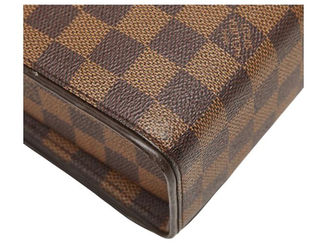 Borsa a tracolla singola Louis Vuitton Damier Triberecca Carre Marrone - vista 7