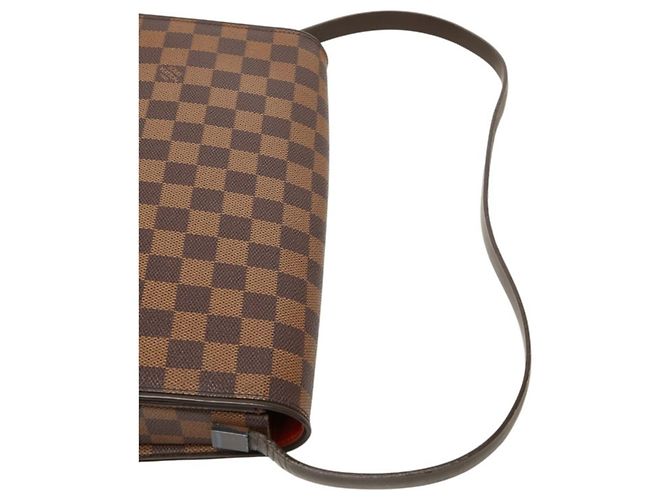 Borsa a tracolla singola Louis Vuitton Damier Triberecca Carre Marrone - vista 8