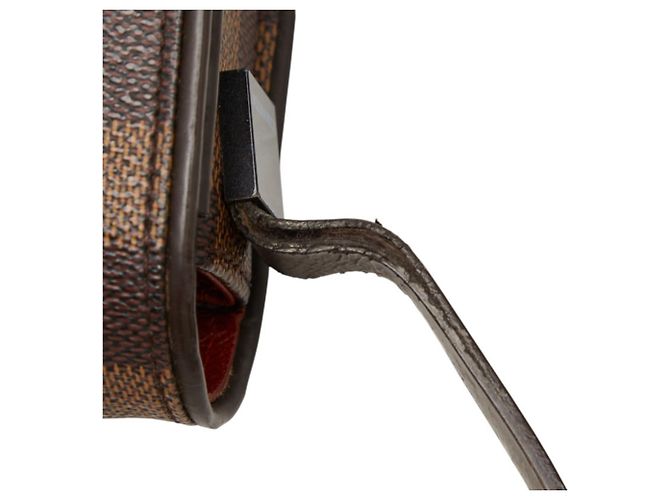 Borsa a tracolla singola Louis Vuitton Damier Triberecca Carre Marrone - vista 9