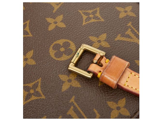 Bolsa de Ombro Louis Vuitton Monogram Chantilly PM Marrom - vista 9