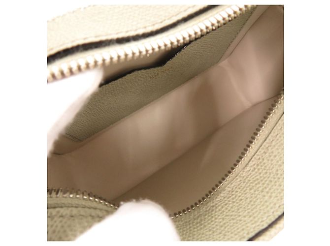 Borsa a tracolla mini in pelle Valextra V-Line Reporter Verde - vista 7