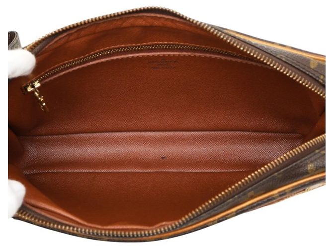 Borsa a pochette Louis Vuitton Monogram Marly Dragonne GM Marrone - vista 10