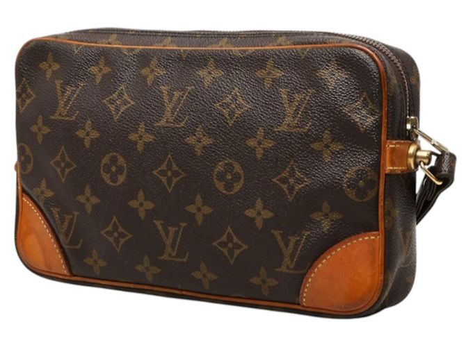 Borsa a pochette Louis Vuitton Monogram Marly Dragonne GM Marrone - vista 2