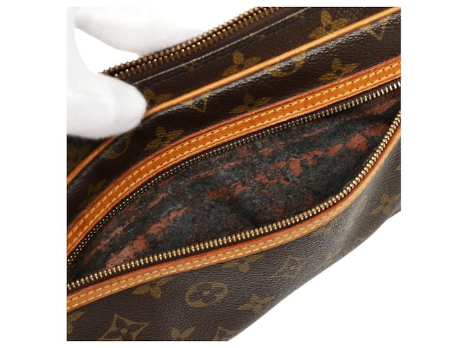 Borsa a pochette Louis Vuitton Monogram Marly Dragonne GM Marrone - vista 8