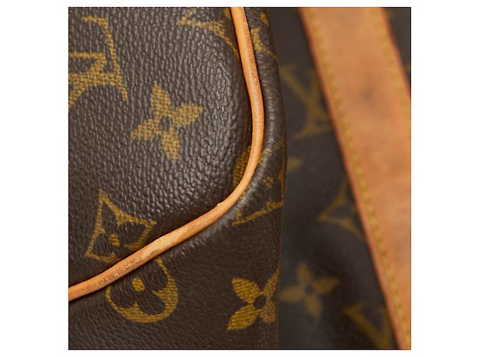 Louis Vuitton Monogram Keepall Bandoulière 55 Boston Bag Marrone - vista 4