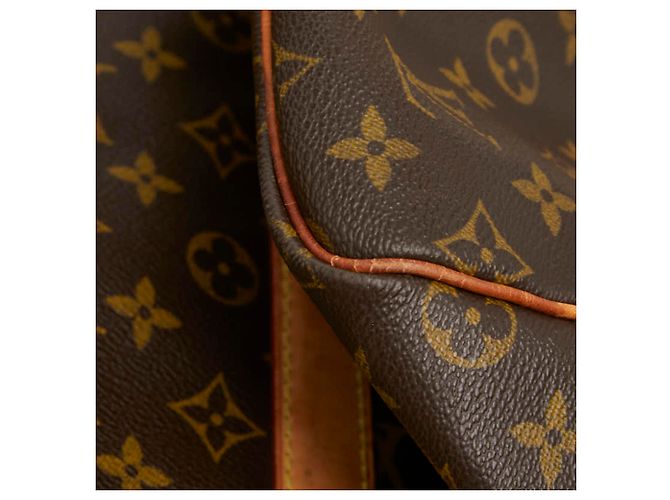 Louis Vuitton Monogram Keepall Bandoulière 55 Boston Bag Marrone - vista 5