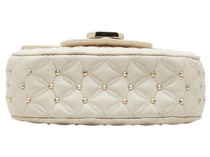 Bulgari Bolsa de Ombro e Tiracolo com Corrente Bvlgari Diva Dream Cru - vista 3