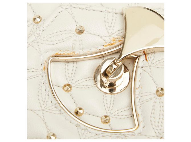 Bulgari Bolsa de Ombro e Tiracolo com Corrente Bvlgari Diva Dream Cru - vista 4